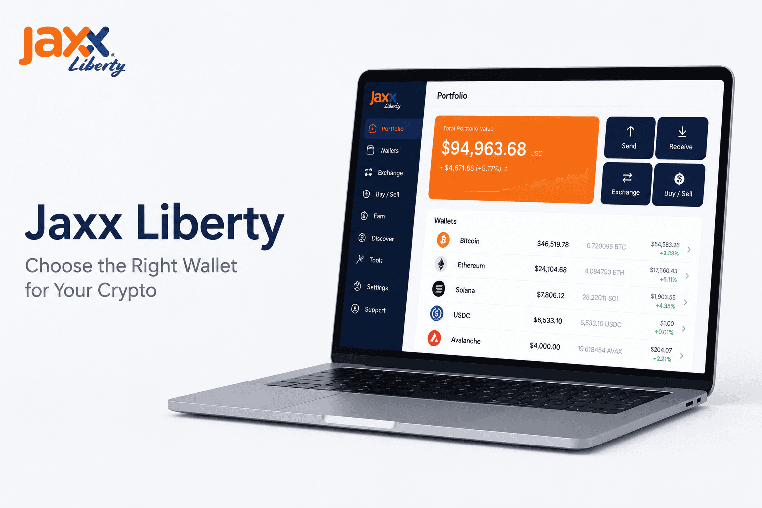 jaxx liberty alternative for choosing the best wallet